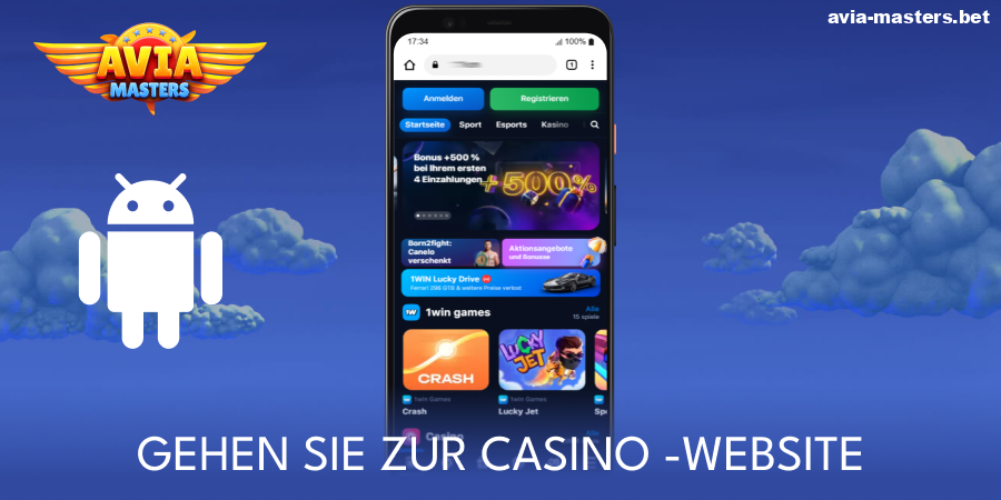 Besuchen Sie die Aviamasters Casino-Website