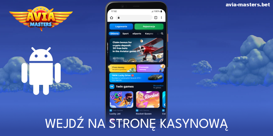 Odwiedź stronę kasyna Aviamasters
