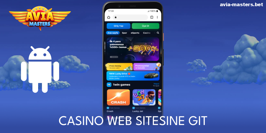 Aviamasters casino web sitesini ziyaret edin