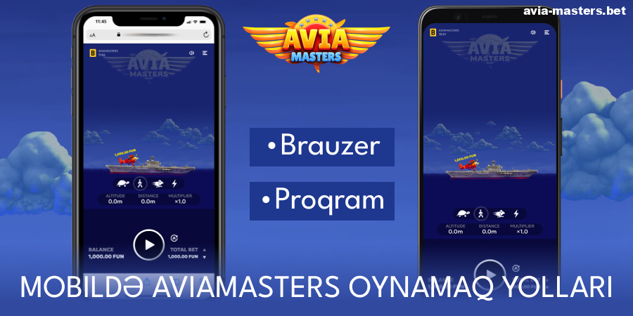 Mobil cihazda Aviamasters necə oynamaq olar