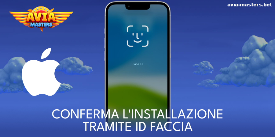 Conferma l'installazione dell'app iOS di Aviamasters