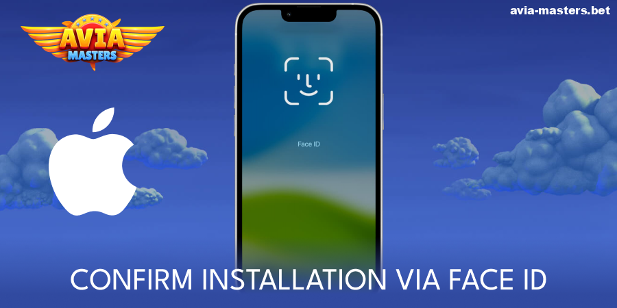 Confirm the installation of the Aviamasters iOS app