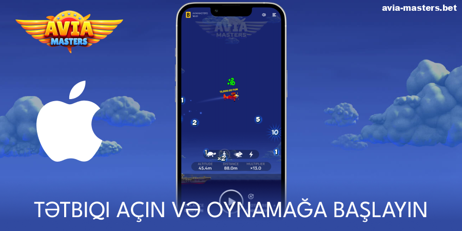 Aviamasters iOS tətbiqini açın