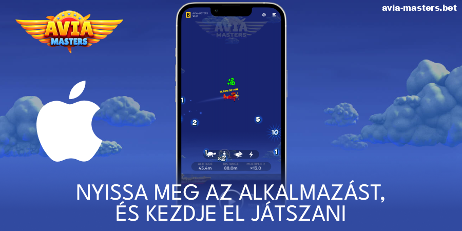 Nyisd meg az Aviamasters iOS alkalmazást
