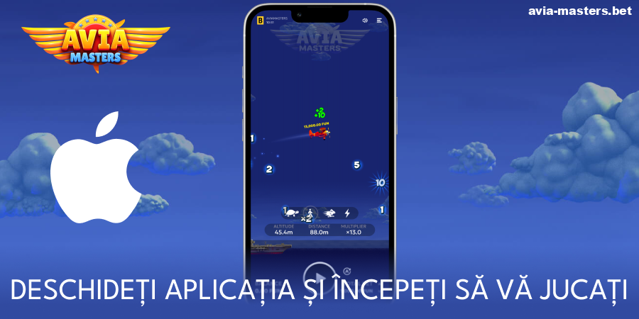 Deschideți aplicația Aviamasters pentru iOS