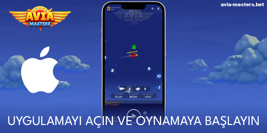 Aviamasters iOS uygulamasını açın