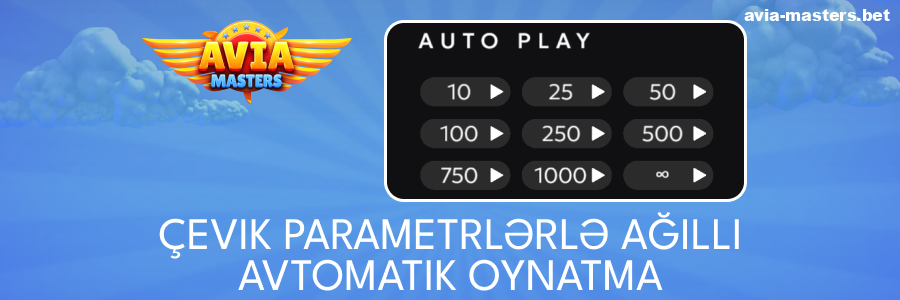 Aviamasters oyununda avtomatik funksiyalar