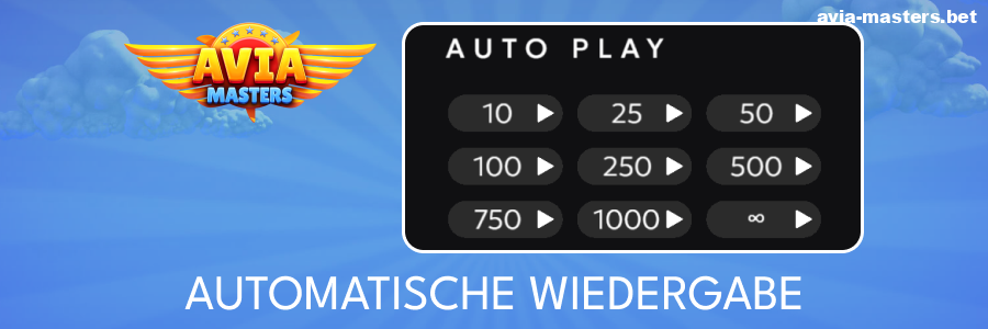 Automatische Funktionen im Aviamasters-Spiel