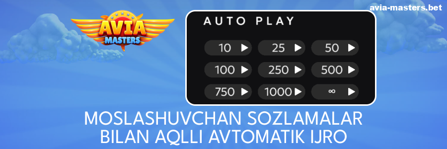 Aviamasters o'yinida avtomatik funktsiyalar