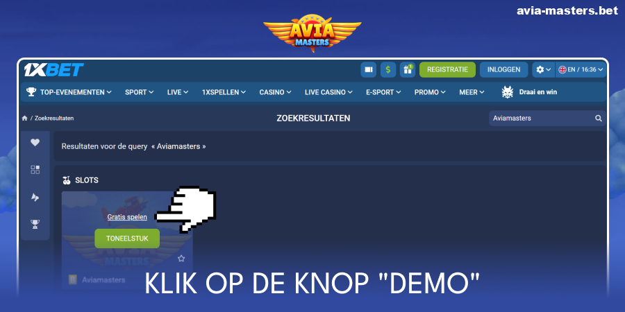 Start de demoversie van Aviamasters