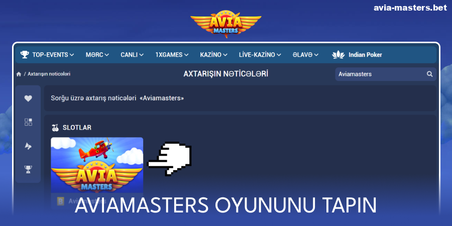 Aviamasters oyununu tapın