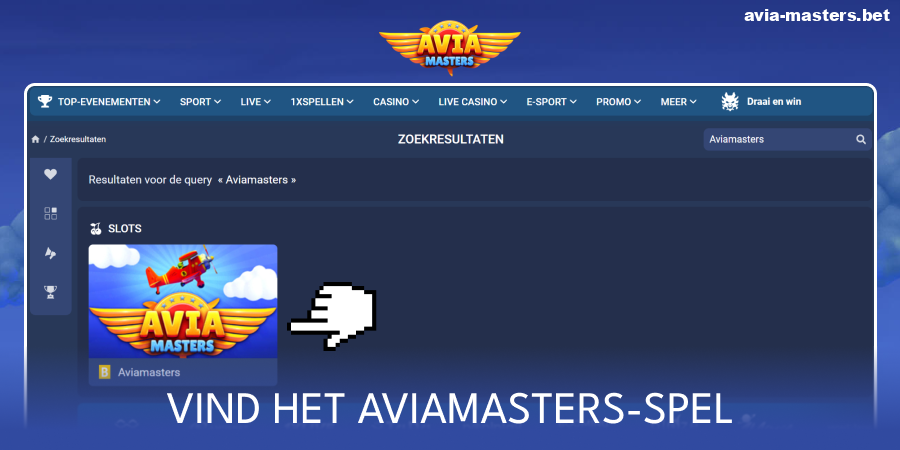 Vind het Aviamasters-spel