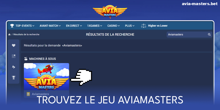 Trouvez le jeu Aviamasters