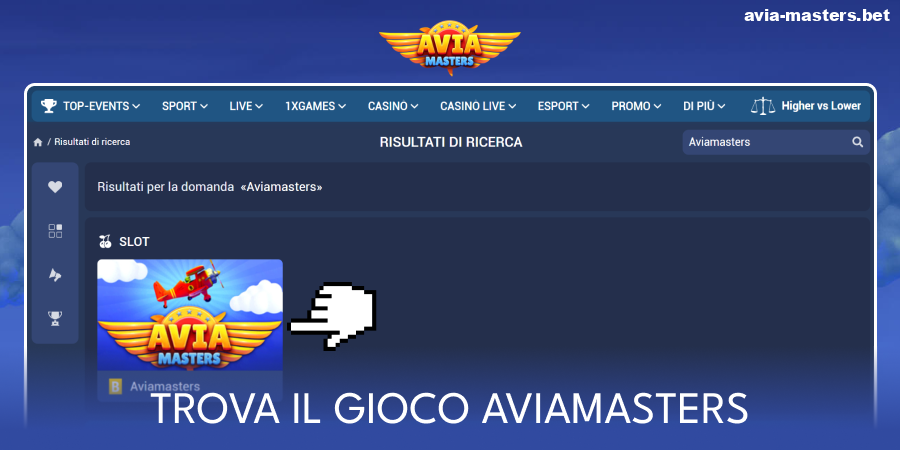 Trova il gioco Aviamasters