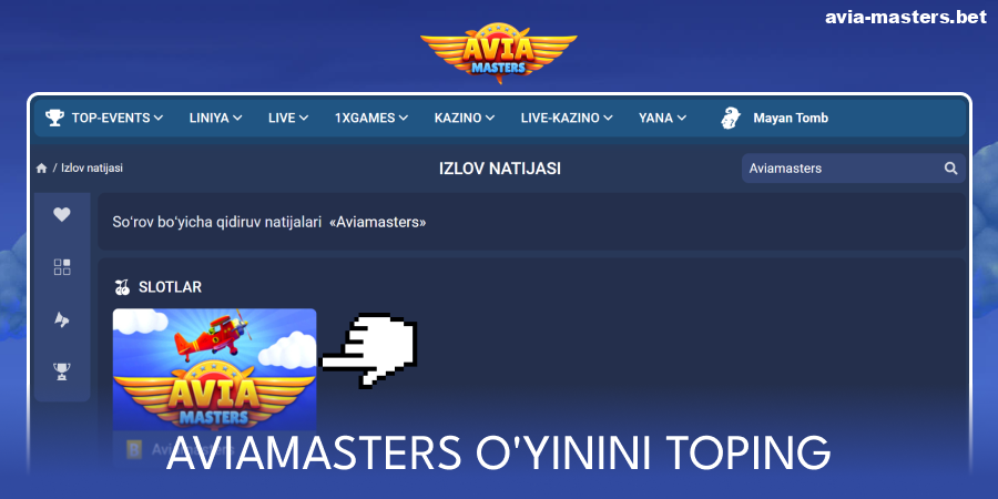 Aviamasters o'yinini toping