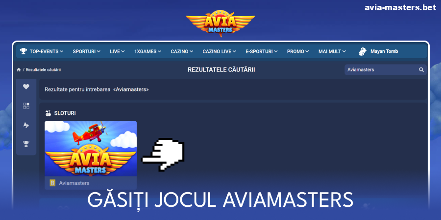 Găsește jocul Aviamasters