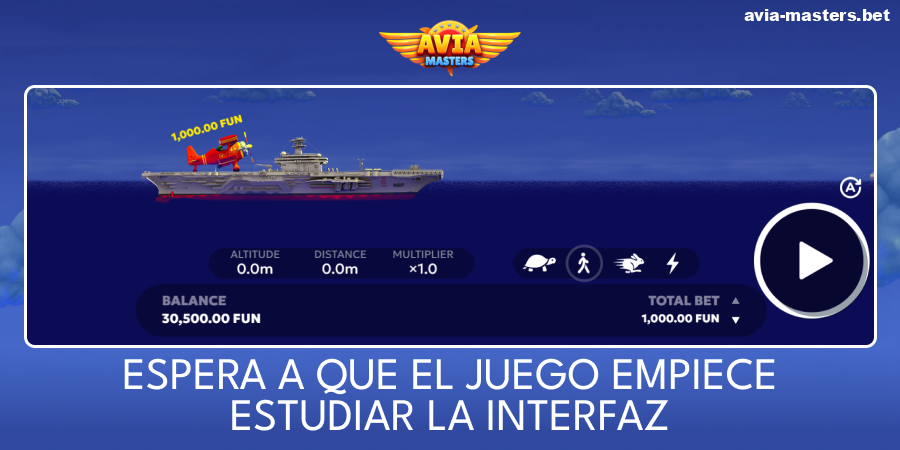Explora la interfaz de Aviamasters
