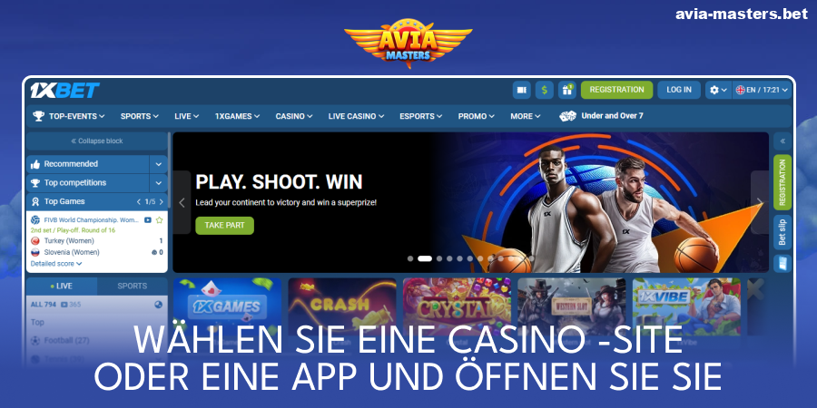 Besuchen Sie die Aviamasters-Casino-Website