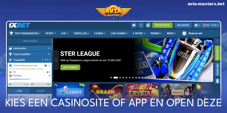 Ga naar de website van Aviamasters casino