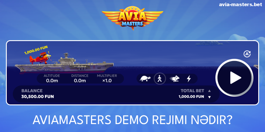 Aviamasters demo oyunu haqqında məlumat