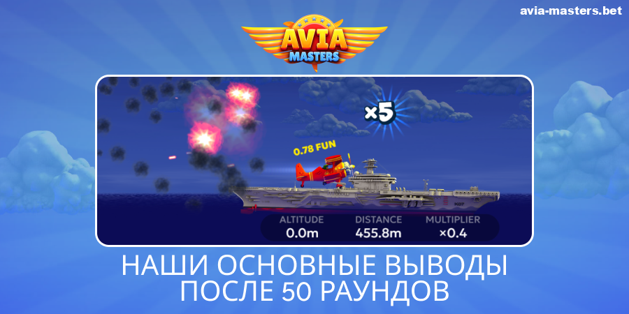 Выводы о раундах для игроков Aviamasters