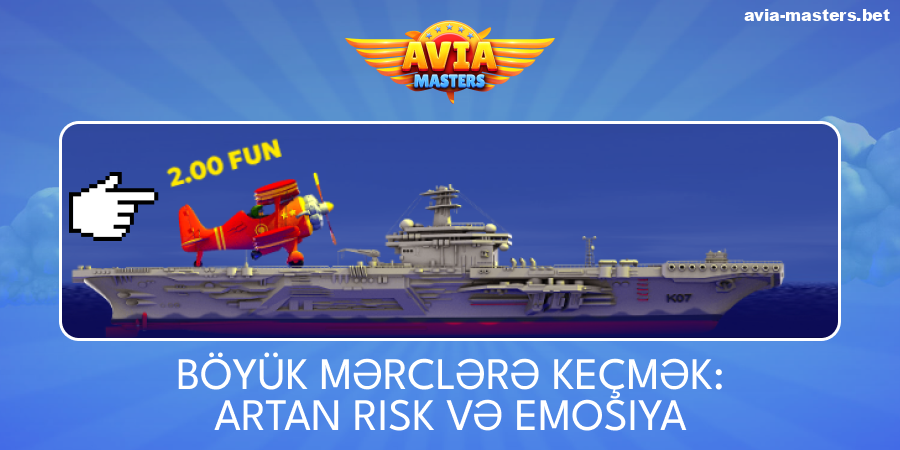 Aviamasters oyununda mərclərin sınaqdan keçirilməsi