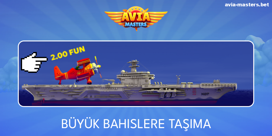 Aviamasters oyununda bahislerin test edilmesi