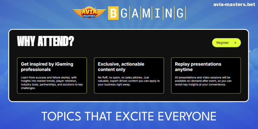 What was the conference on the Aviamasters website about?