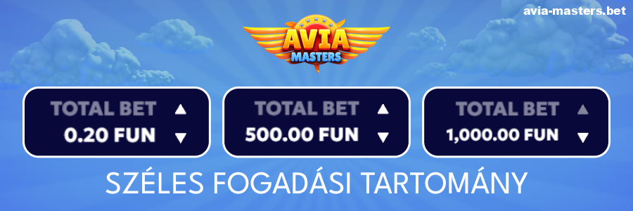 Minimális tét az Aviamasters játékosok számára