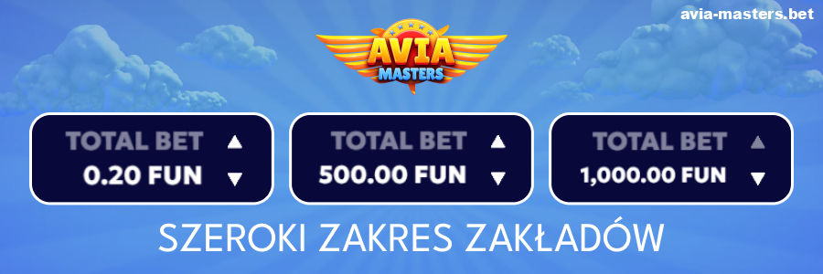 Minimalny zakład dla graczy Aviamasters