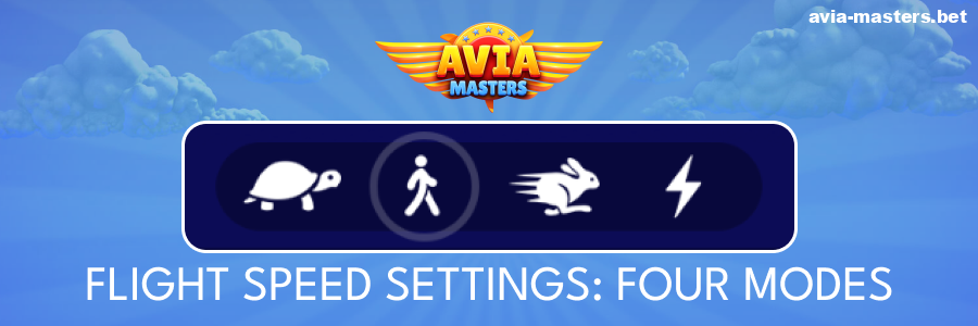 Aviamasters game speed options