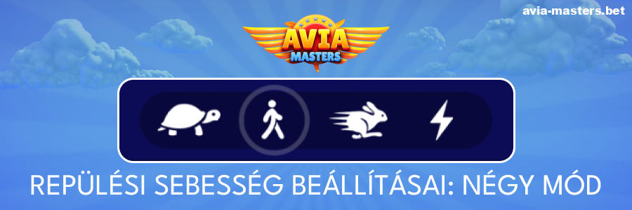 Aviamasters játéksebesség-beállítások
