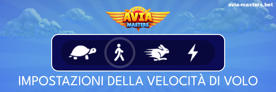 Opzioni di velocità del gioco Aviamasters