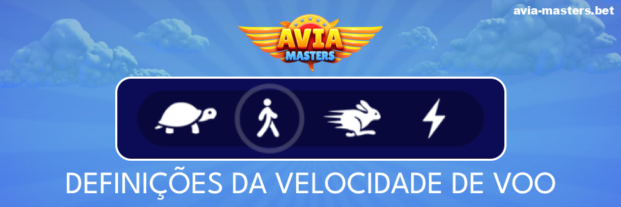Opções de velocidade do jogo Aviamasters
