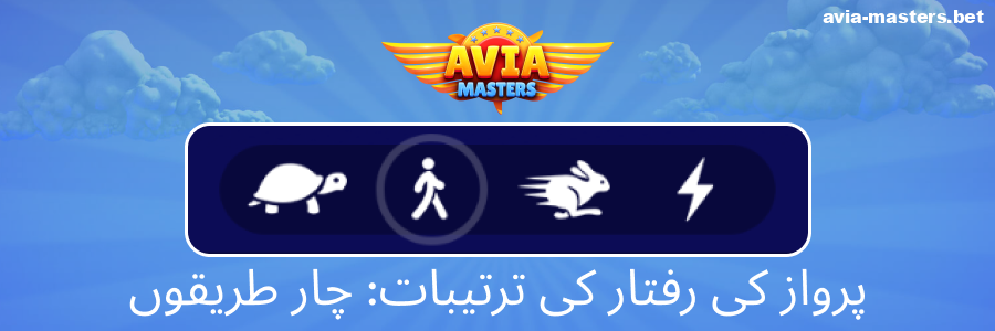 Aviamasters گیم اسپیڈ آپشنز