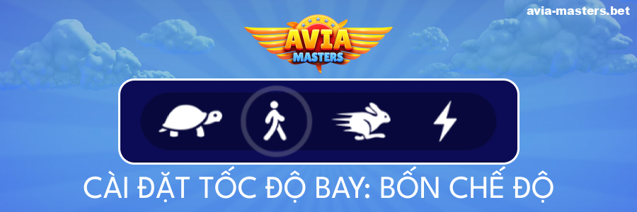 Tùy chọn tốc độ trò chơi Aviamasters